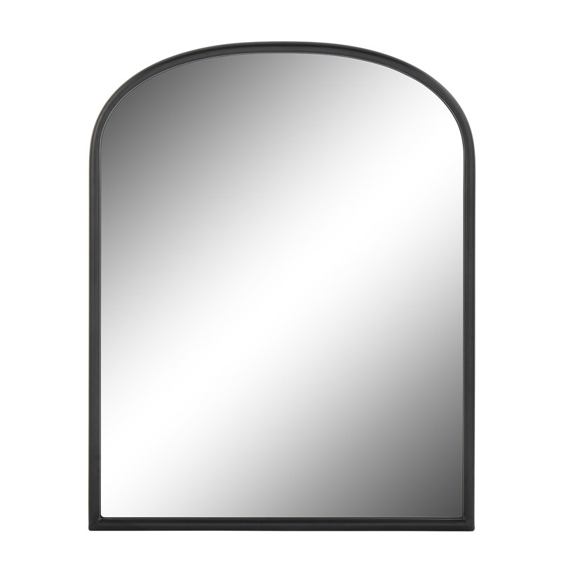 Miroir de salle de bain Bhavith, Noir, 30,75 po x 24 po
