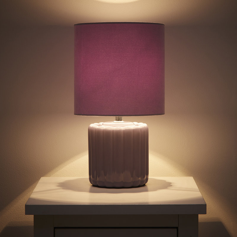 Bryshere Ceramic Table Lamp, Lilac