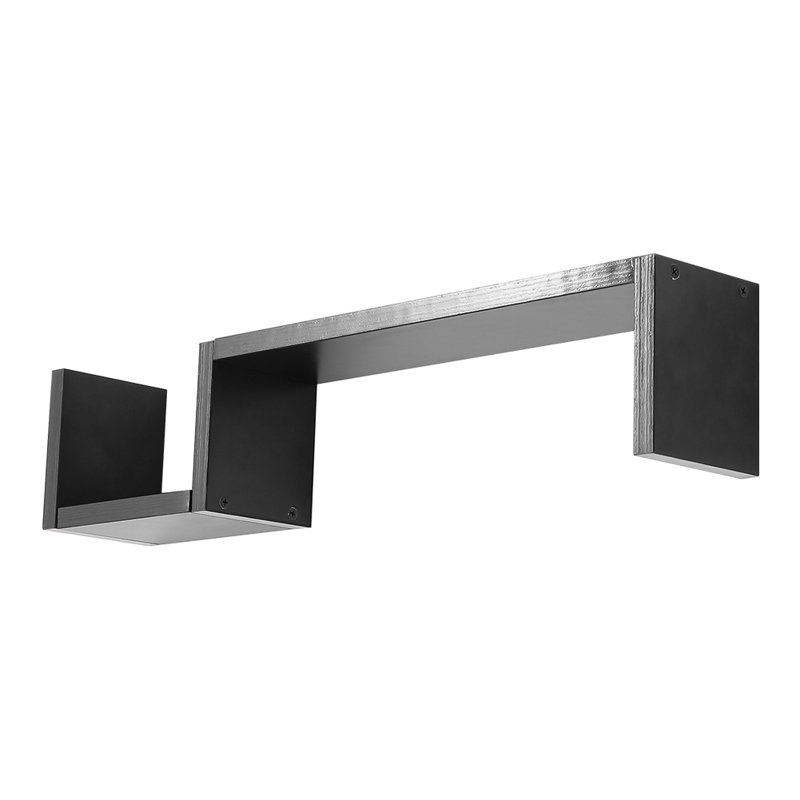 Malysia 2 Piece Solid Wood Floating Shelf