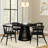 Lido 47 in Solid Wood Round Dining Table-1015930860