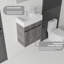 Ensemble de meuble-lavabo flottant-355383286