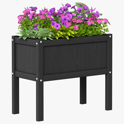 Nakirah Elevated Raised Planter Box HDPE Waterproof