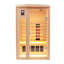 Two-Person Hemlock Far-Infrared Heating Sauna With Reading Lights + Coloured Lights + Bluetooth + External Lights