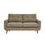 Canapé capitonné 67,7 po de largeur Mid-Century avec pieds en bois-373650566