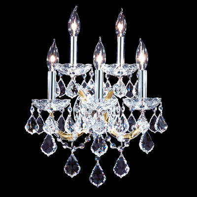 Maria Theresa Grand 5 - Light Candle Wall Light