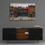 Art mural en verre acrylique 36 po x 24 po «52 Cats In The Neighbouring» par JL Munro