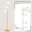 Fermato 150cm Tree Floor Lamp Gold 3-Globe with glass Shade