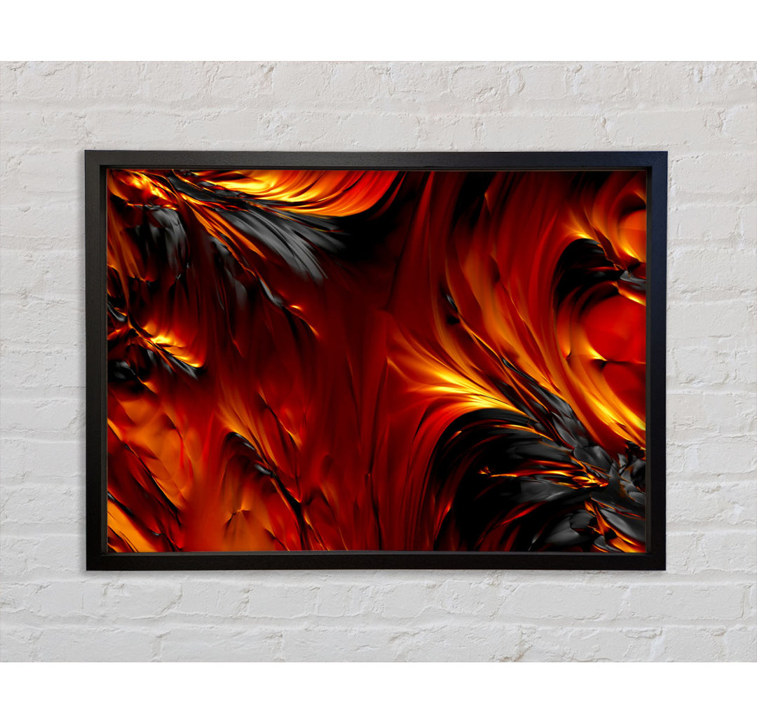 Lava Beauty - Einzelner Bilderrahmen Kunstdrucke auf Leinwand