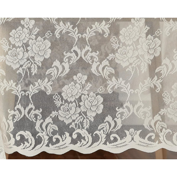 3 Yards Long Lace Fabric, 60 Inches Wide Warm Home Designs Color: Black