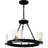 Alyworth 4-Light Matte Black Chandelier