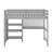 Wooden Loft Bed With Desk,Shelves And Writing Board-1409677325-1409677324