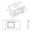 Meuble-lavabo 54 po avec lavabo simple Cholena-61767515