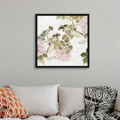 " Woodland Birds I " by Isabelle Z Painting Print
