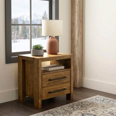 Table de chevet 2 tiroirs Viper