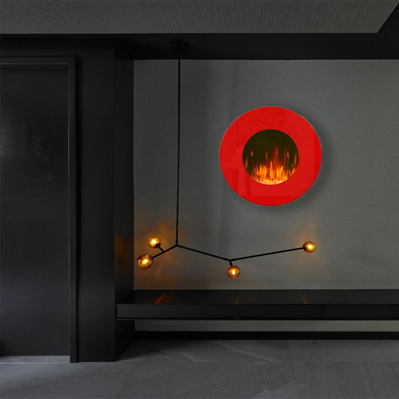 Laurent Custom Designer Wall Mounted Electric Fireplace
