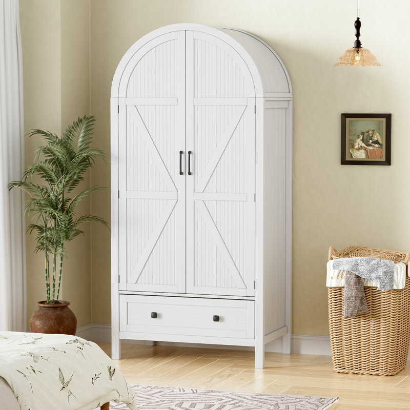Armoire-penderie Armoire, Blanc