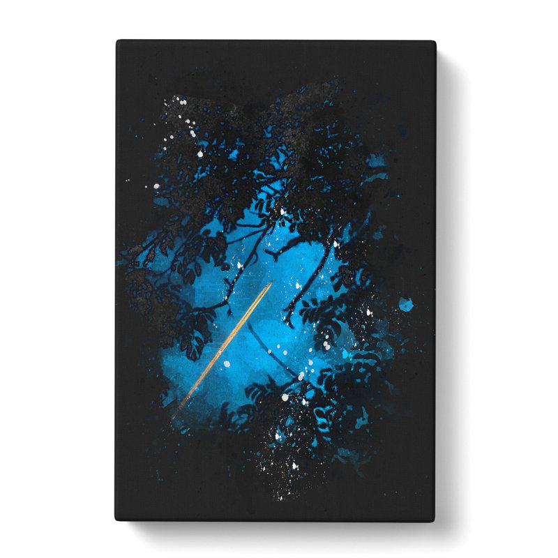 Airplane Through the Trees - Wrapped Canvas, 50cm H x 35cm W x 3cm D