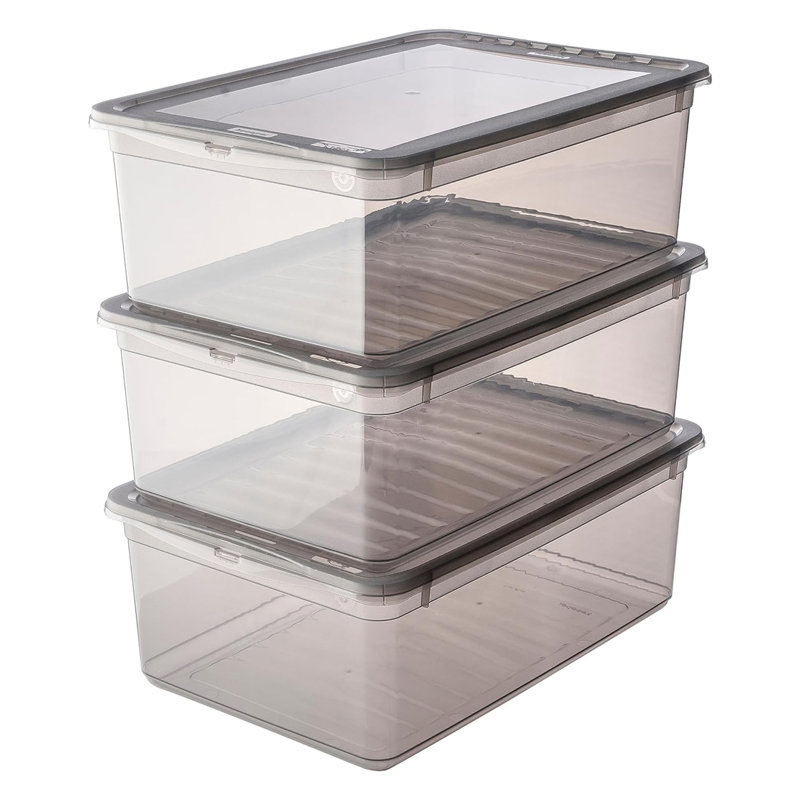 Keeeper clearbox set, 11.62 qt, Gray