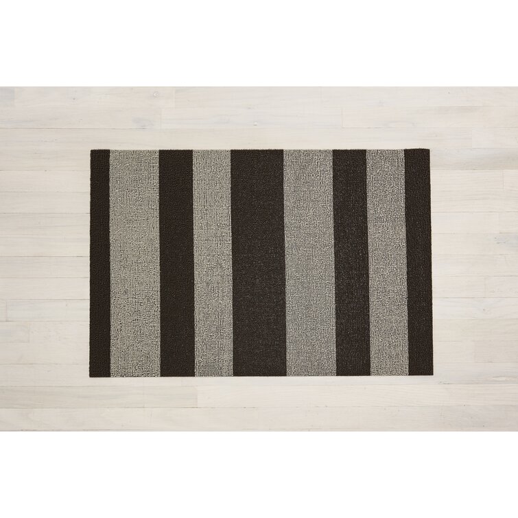 Chilewich Easy Care Bounce Stripe Shag Doormat & Reviews