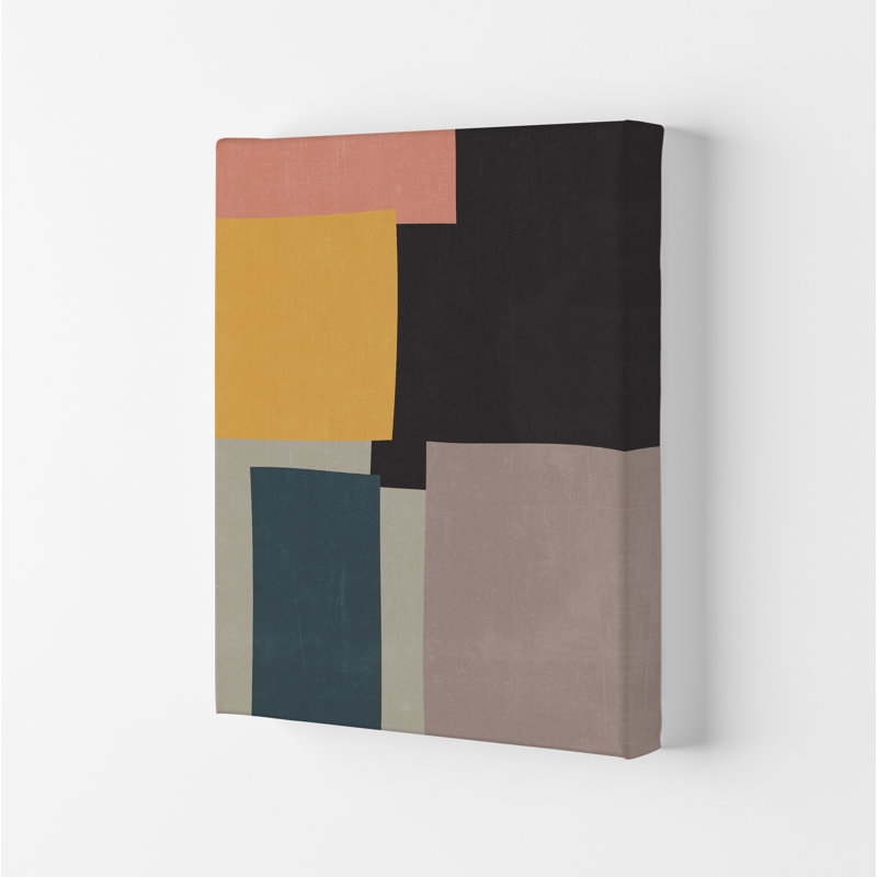 Abstract Block Art Original - Print, No Frame, 59cm H x 42cm W x 1cm D