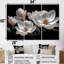 Ensemble de salon Roberge - Magnolias Wall Art-107189385-107189387