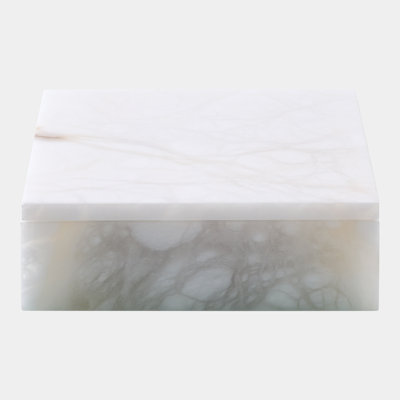 Sculpture décorative Helios Augustus Alabaster Domino H 3 po x l 8 po x P 8 po