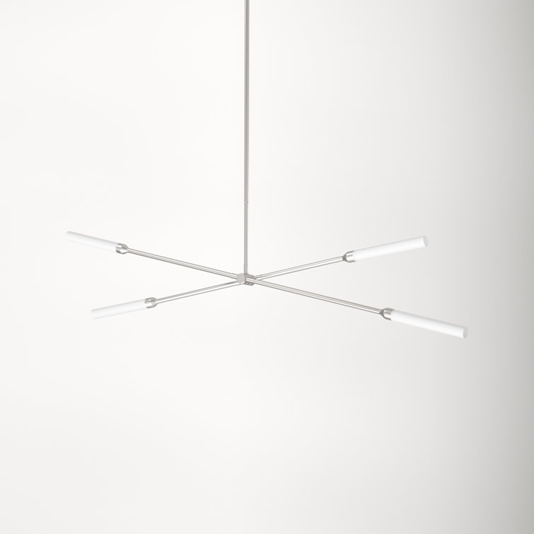 Emory 4 Light Metal Dimmable LED Sputnik Chandelier