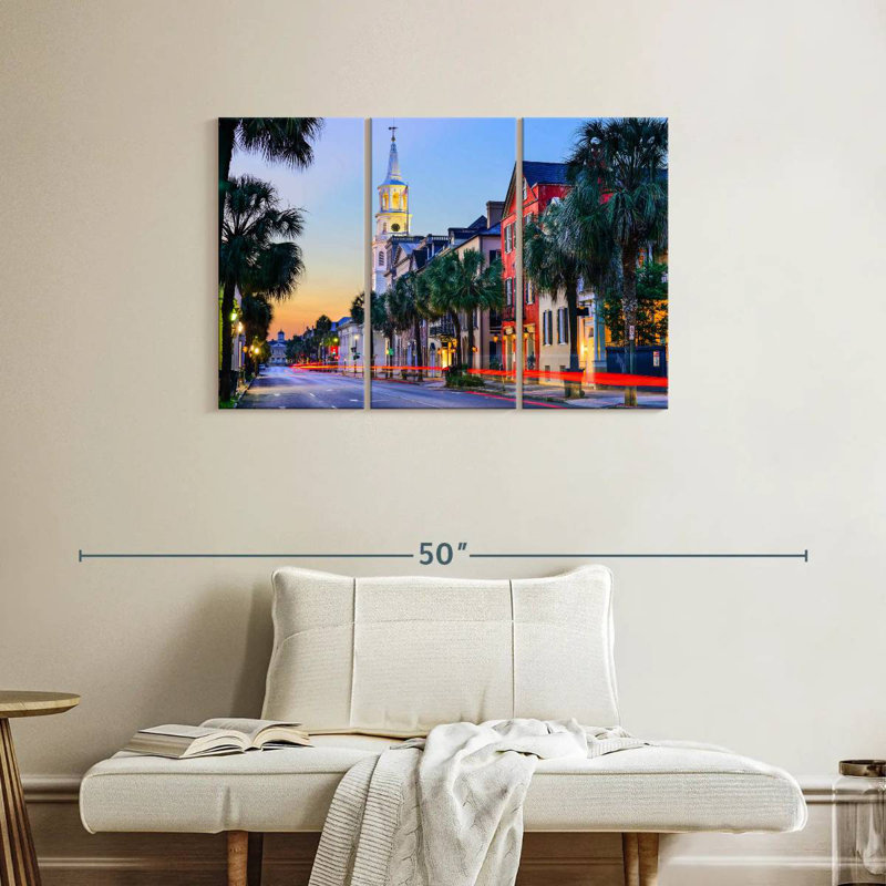 Tergel Charleston Cityscape, H 24 po x l 38 po