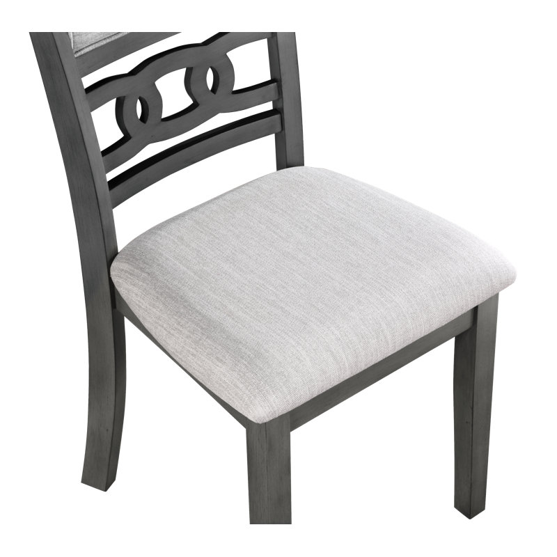Chaise d'appoint Ziemer Uplostered, Gris