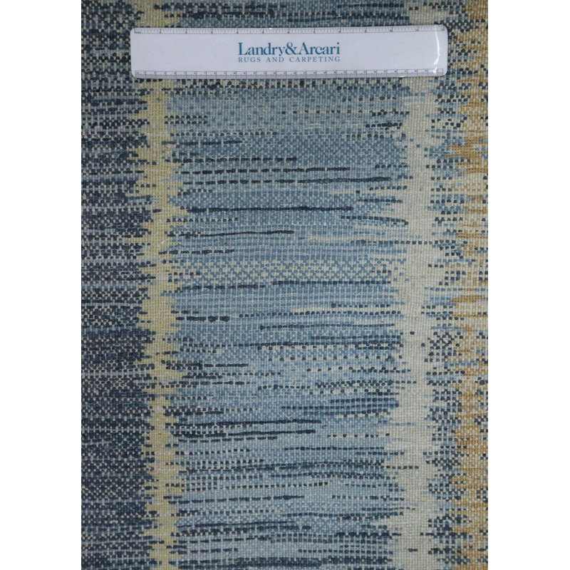 Striped Area Rug in Navy/Copper/GrayIvory, Rectangle 8' x 10'