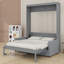 Lit escamotable mural Murphy avec coussin