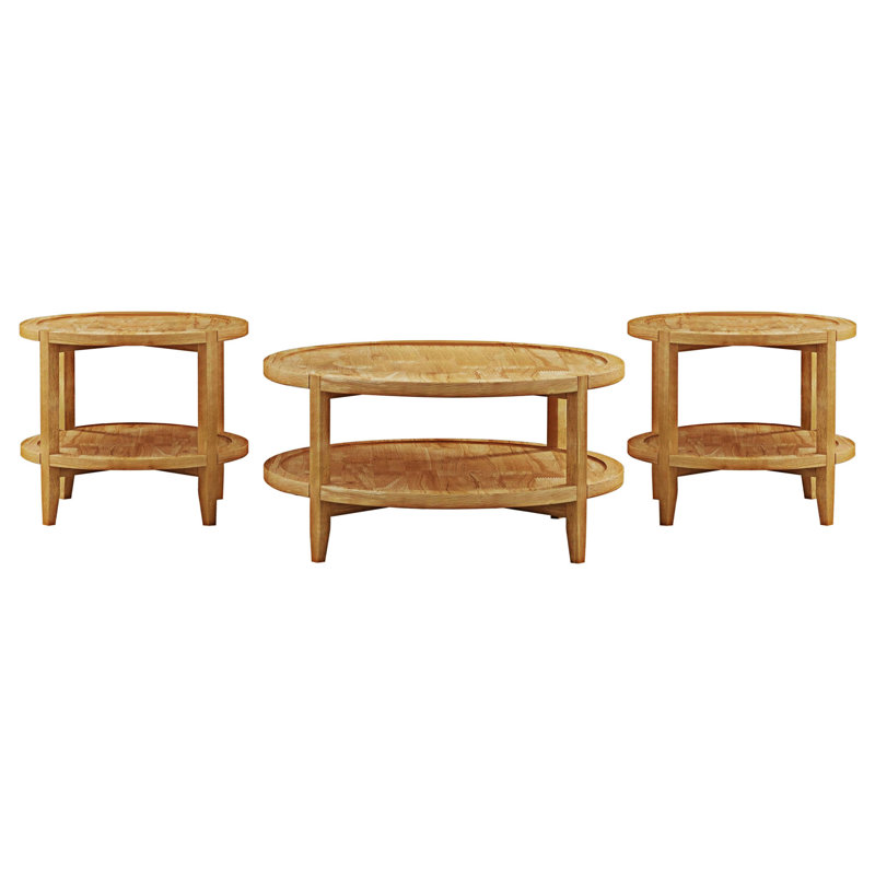 Ensemble de table basse et de table de bout 3 pièces