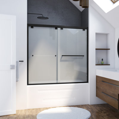DreamLine Encore 60 in. W Semi-Frameless Bypass Sliding Tub Door