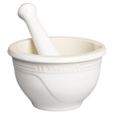 Stoneware Mortar And Pestle Set