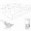 Causeuse inclinable électrique en cuir Wilkish-1721209974