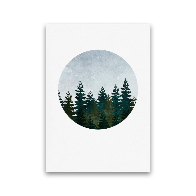 Evergreen - Print, No Framed, 59cm H x 42cm W x 1cm D