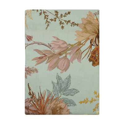 Gurchetan Floral Satin Flat Sheet
