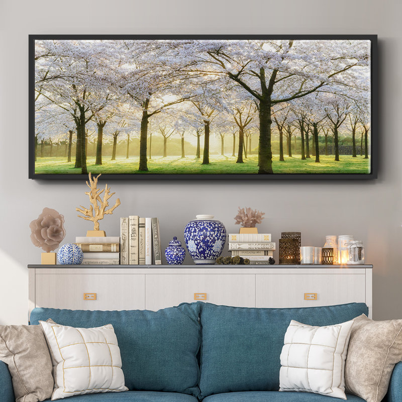 Bridal Trees- Framed Canvas