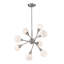 Lustre linéaire moderne Spoutnik 8 lumières Liskeard-121779295