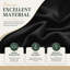 Thermal Velvet Curtains with Eyelet Ring Top - Blackout Crushed Velvet Drapes Pair-1810057931-1810057942