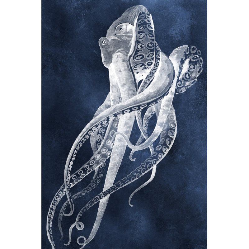 Octopus Sway I by Grace Popp - Wrapped Canvas Print, 122cm H x 81cm W x 3.8cm D