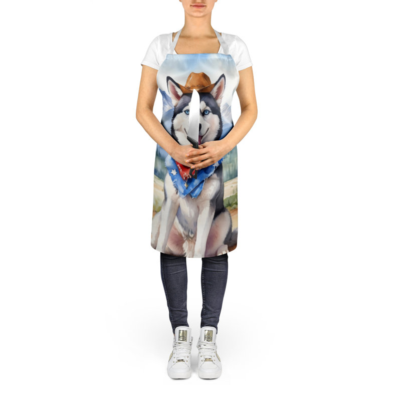 No Pattern Bib Apron