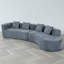Canapé modulaire en chenille 2 pièces Boneless-450761558