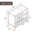Base de meuble-lavabo simple seulement-91688787