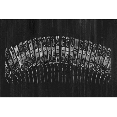 " Antique Typewriter Bars " by Ethan Harper