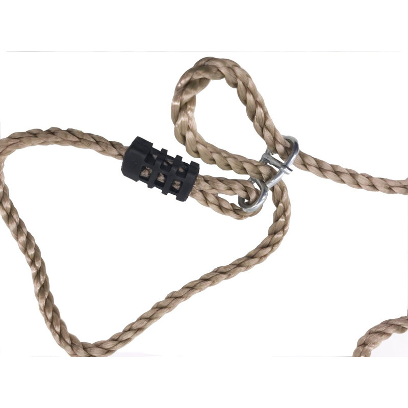 Corde en nylon robuste réglable en longueur 2 pièces, sangles de balançoire de 39 po