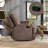 Norvis 29.5" Wide Modern Refined Linen Upholstered Standard Swivel Manual Recliner-557812736