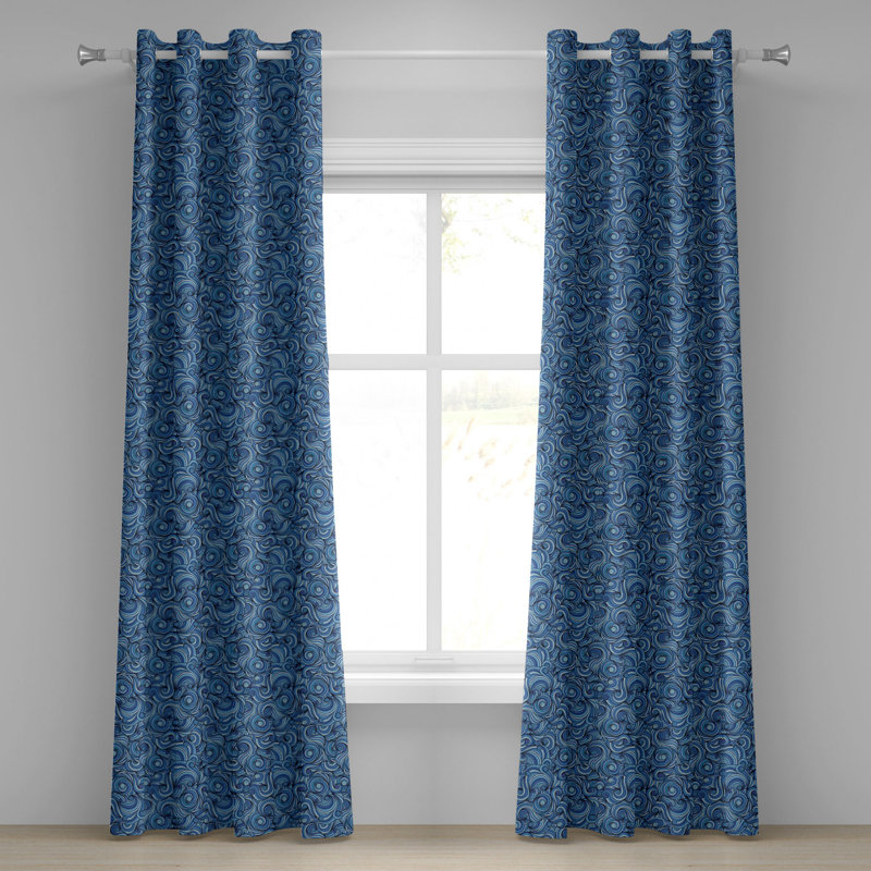 Sateen Blackout Curtain Pair, 50" W x 72" L