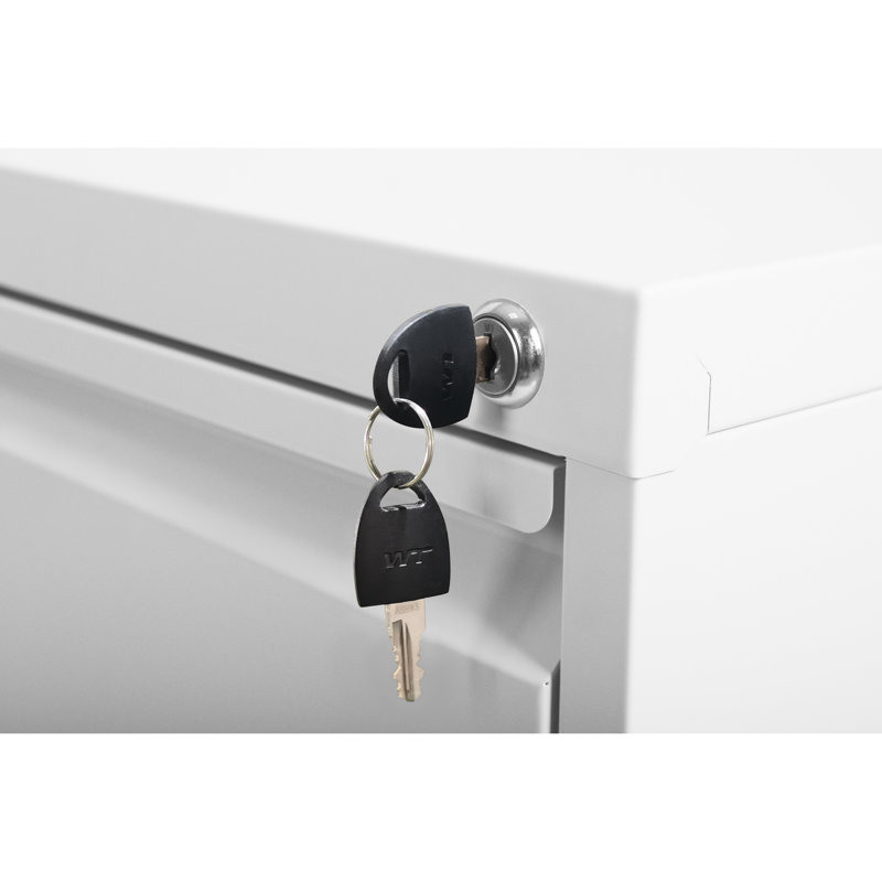 Metal Office/Home File Cabinet With Lock, 4 Drawers, Steel, Tilt, Full Extension Drawers For Convenient Maintenance Locking Steel Office/Home, Effective Handling And Storage