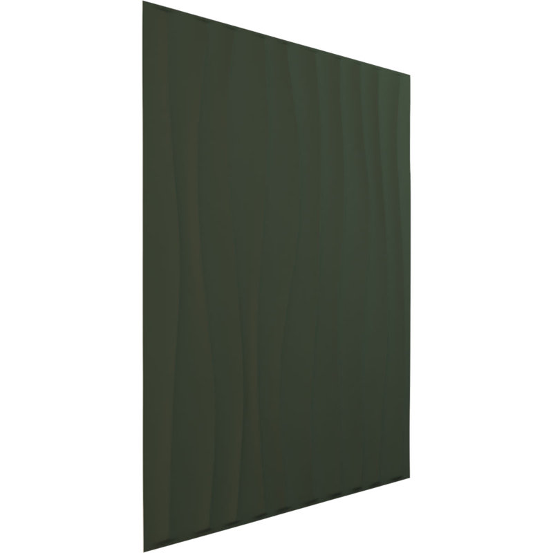 Shoreline EnduraWall Decorative 3D Wall Panel, UltraCover Satin Hunt Club Green